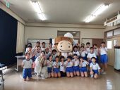 伊井小学校出前授業 べにや女将
