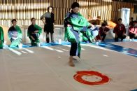 書道パフォーマンス あわら温泉女将