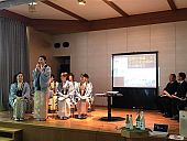 お披露目会では女将全員でお話しします