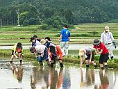 美しい剣岳の風景と女将