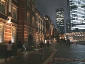 ライトアップされた東京駅~綺麗!!